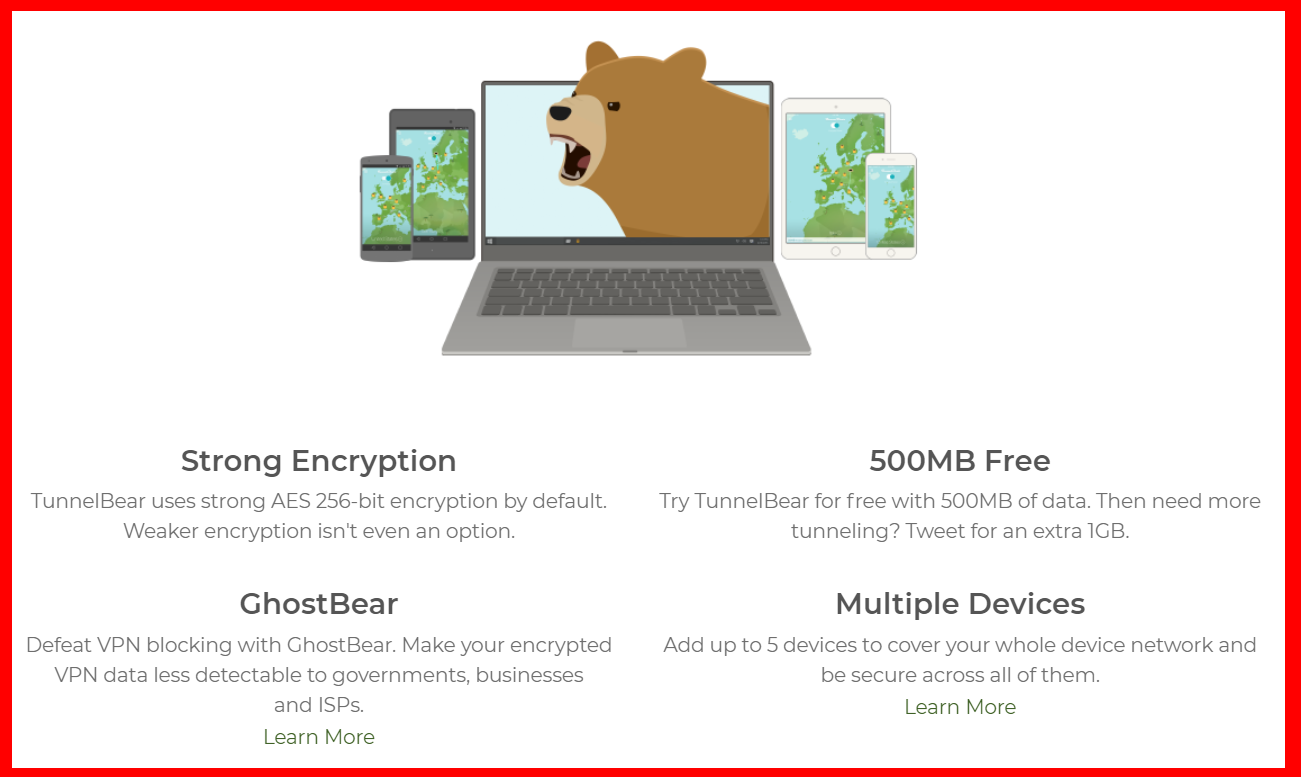 TunnelBear - Encryption