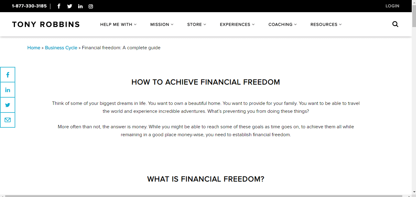 Financial Freedom