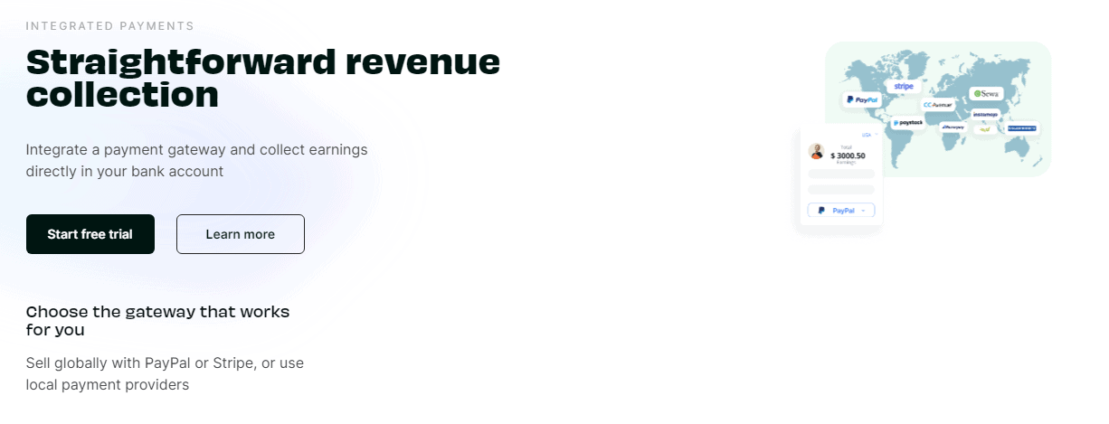 integrated payments gateway