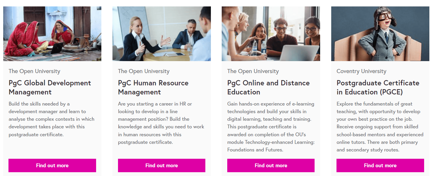 Post Graduate Degrees at FutureLearn