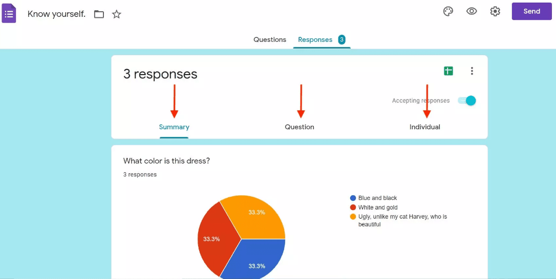 WATCH GOOGLE FORM RESPONSES