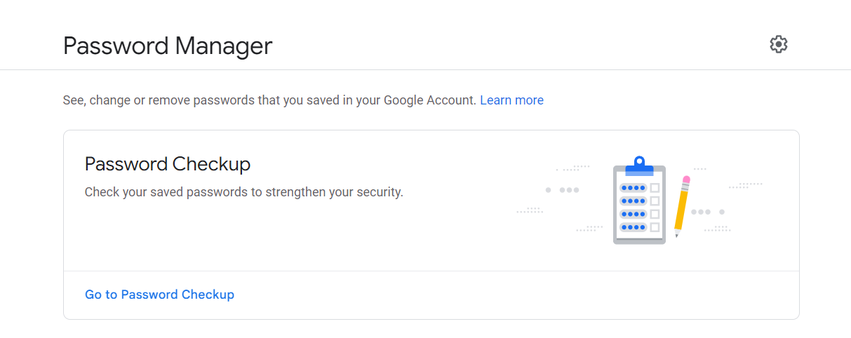 Google Password Manager