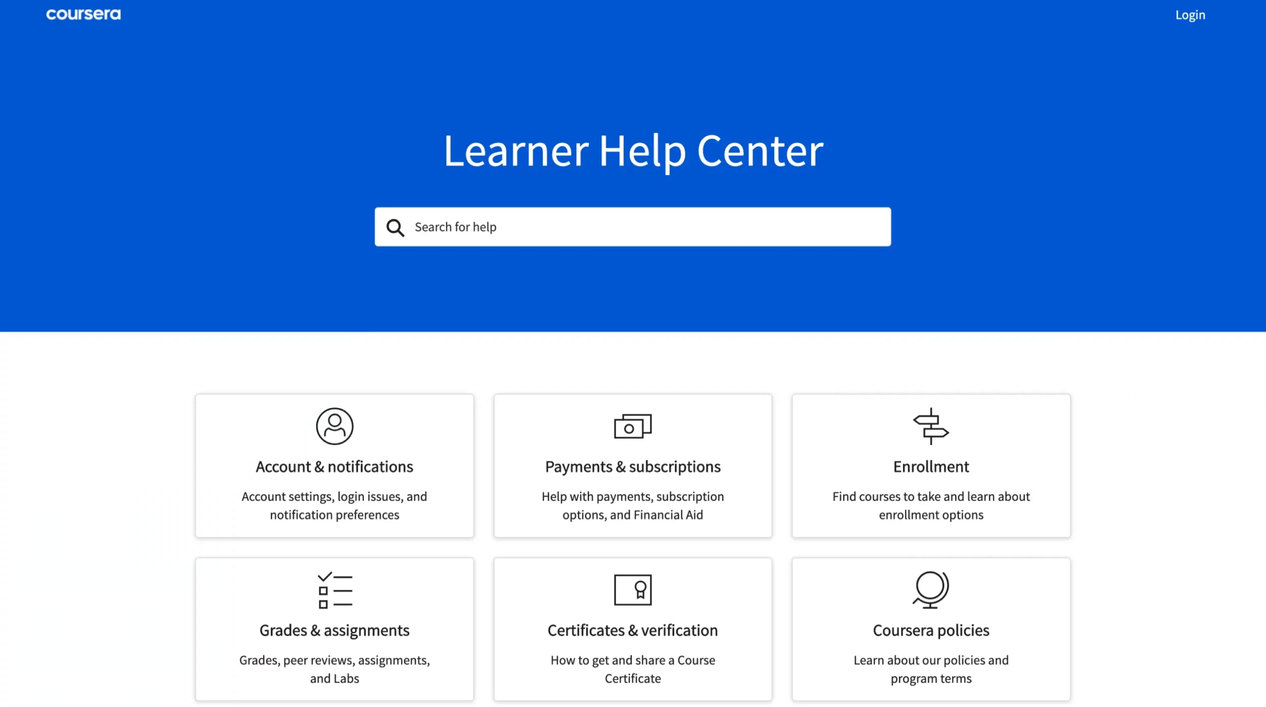 Coursera Help Center