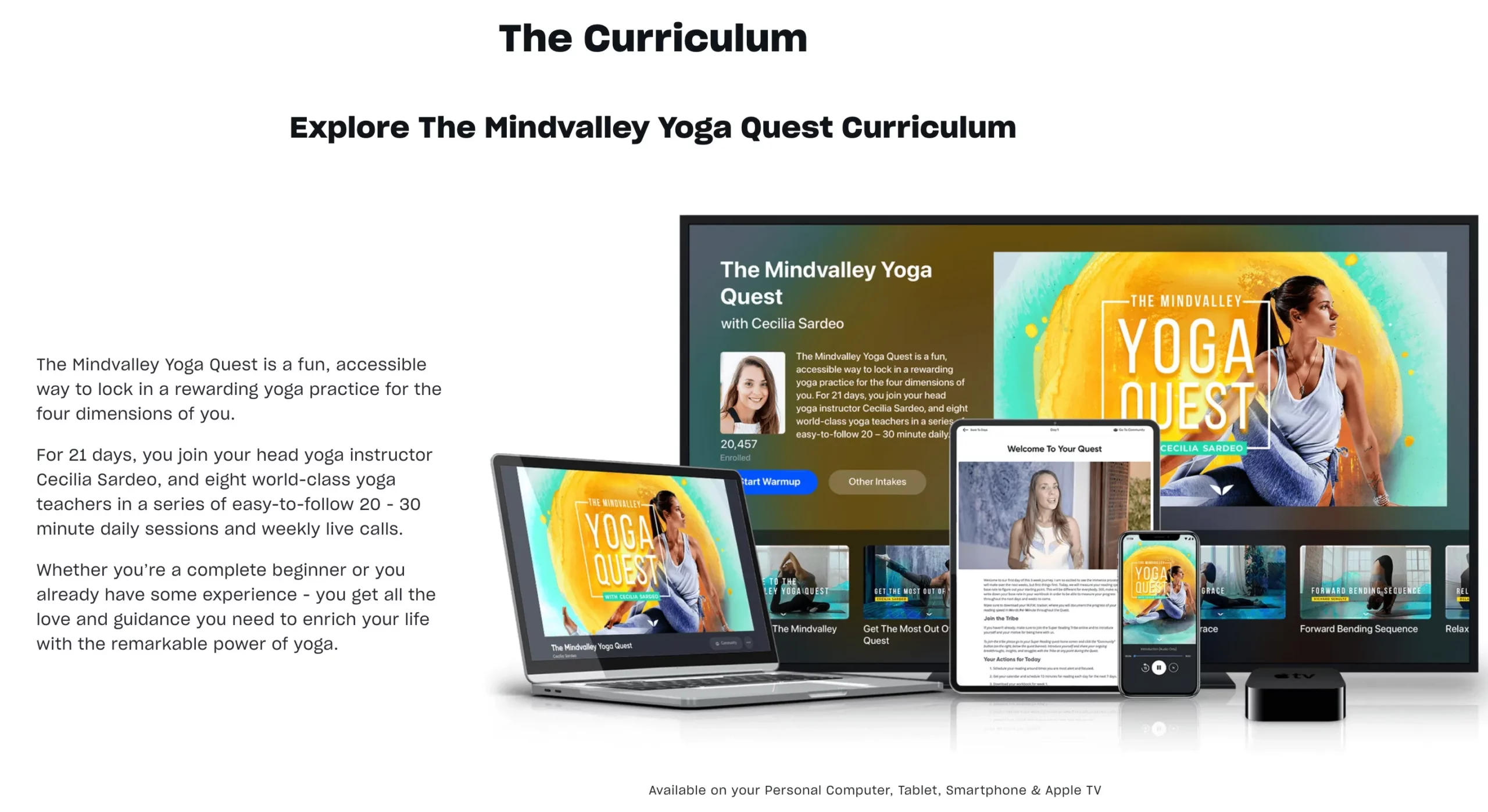 Explore The Mindvalley Yoga Quest Curriculum