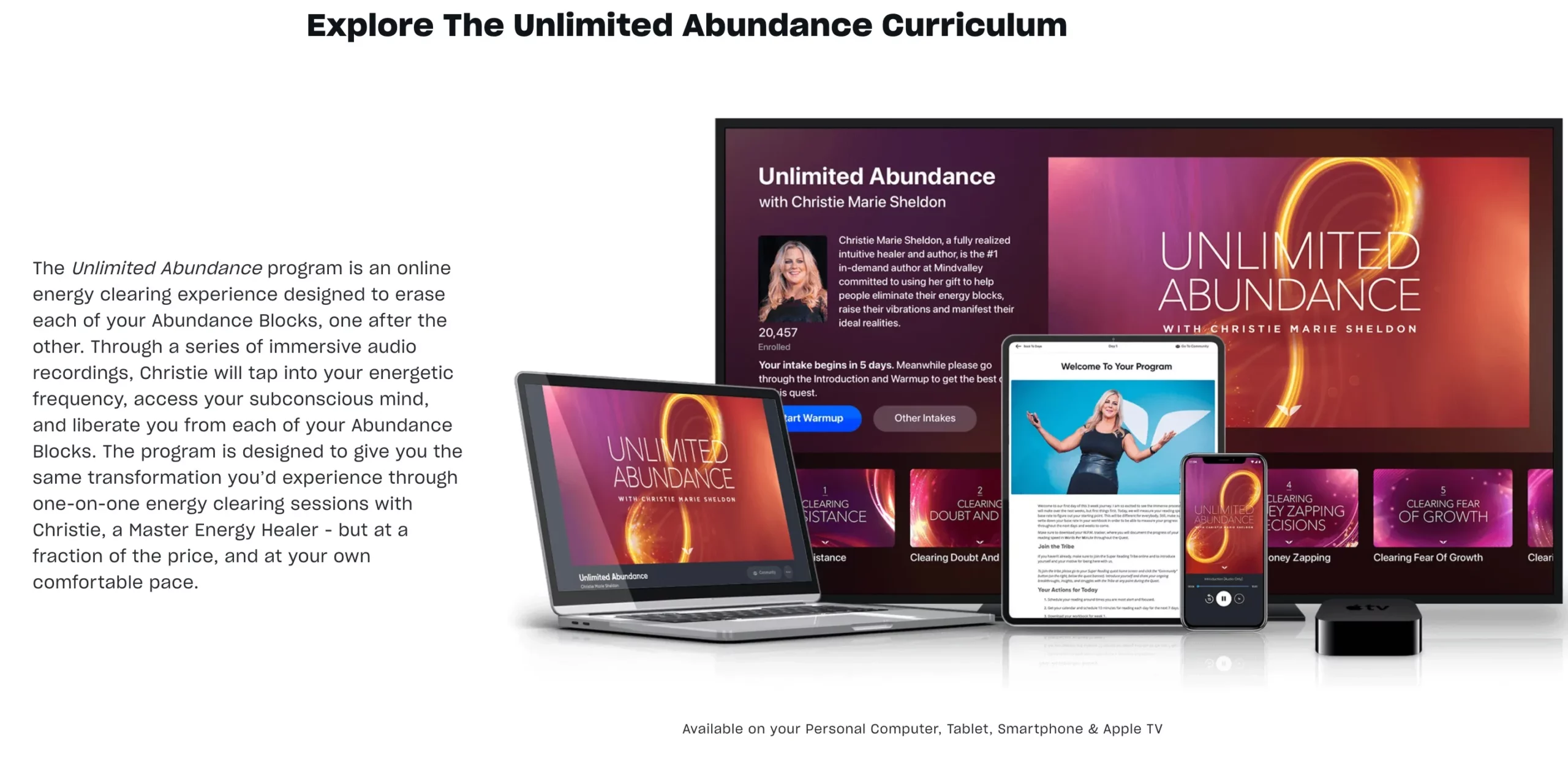 Explore The Unlimited Abundance Curriculum