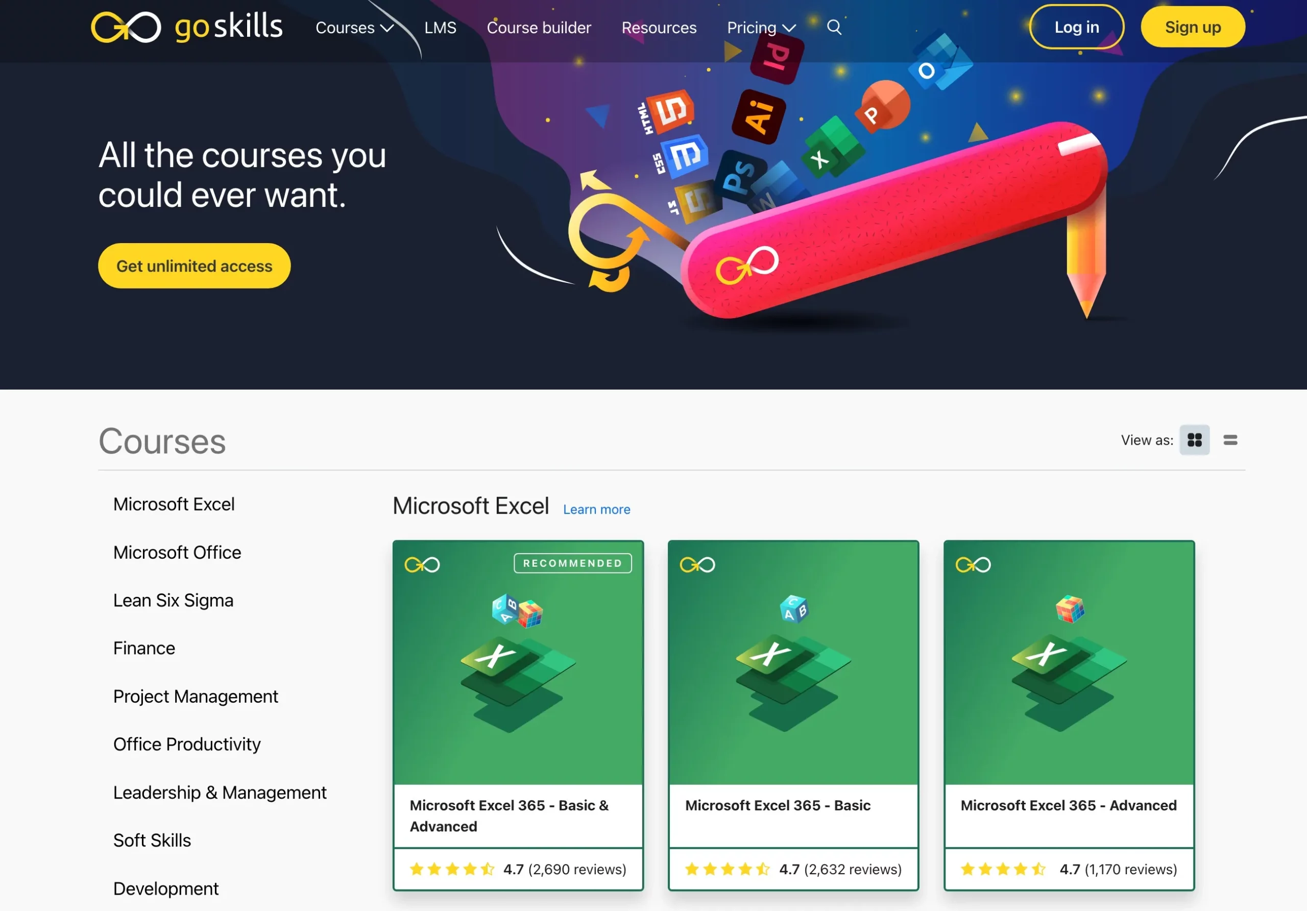 Overview of the GoSkills Course