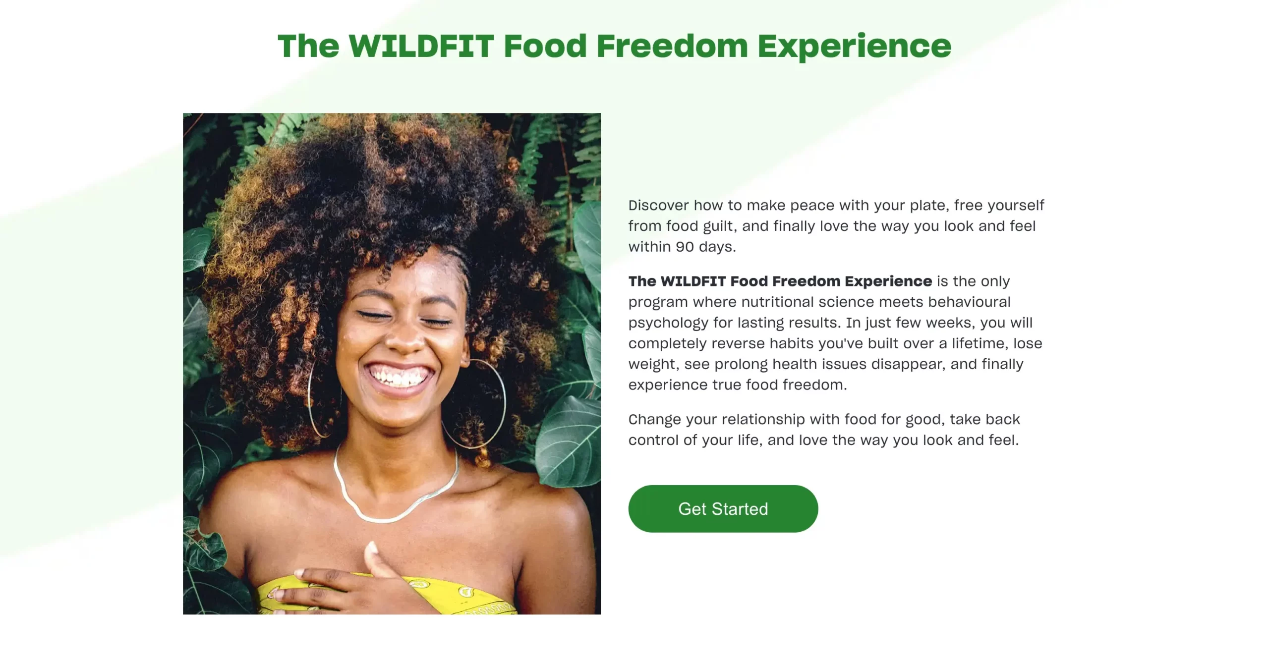 The WILDFIT Food Freedom Experience