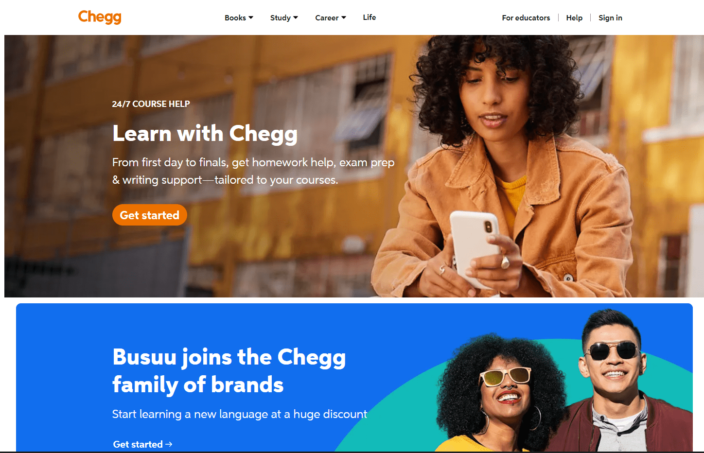 Chegg - Chegg vs Course Hero