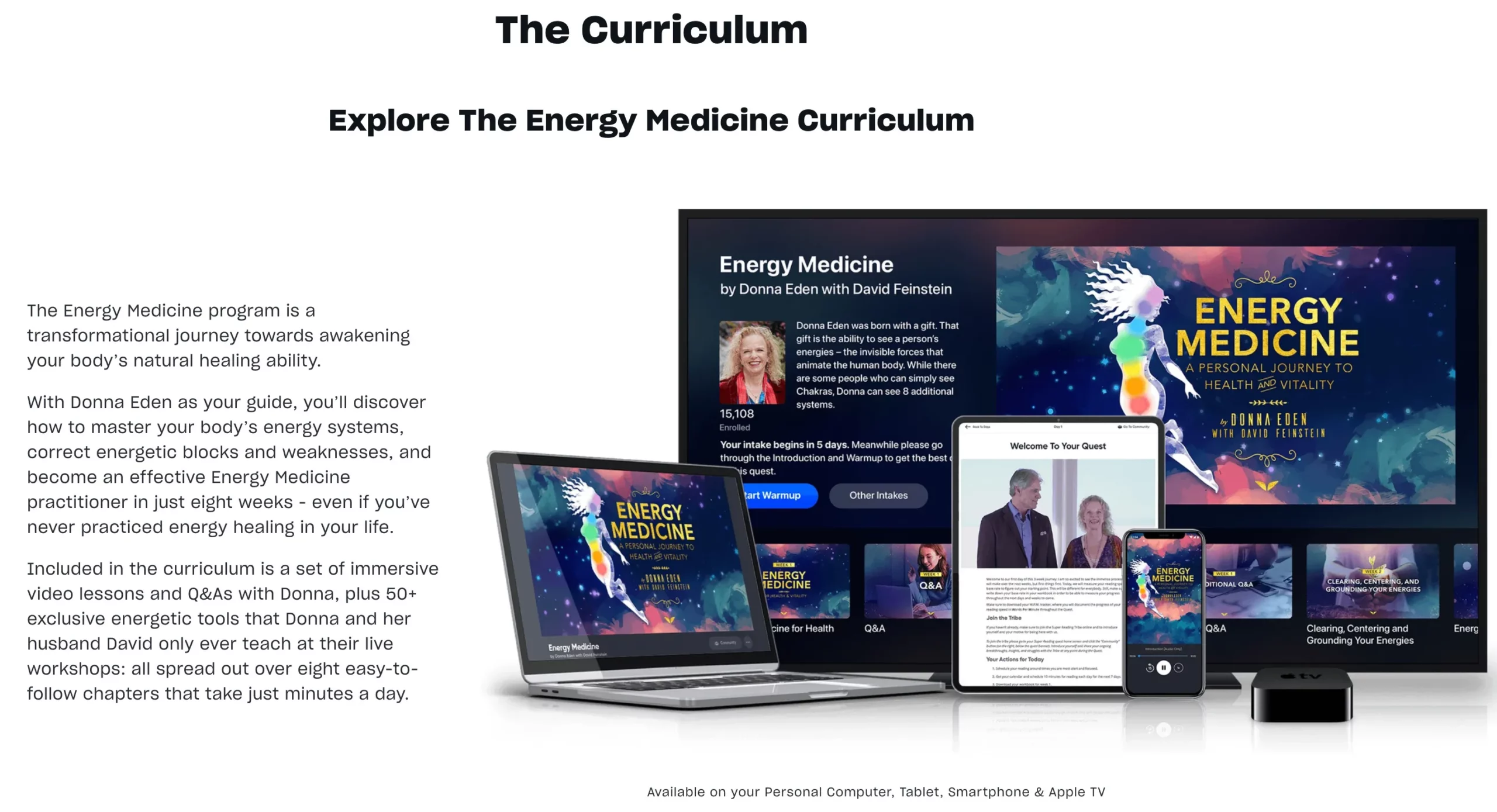 Explore The Energy Medicine Curriculum 