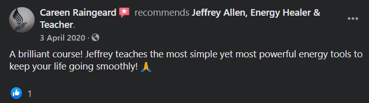 Jeffrey Allen Facebook User Review