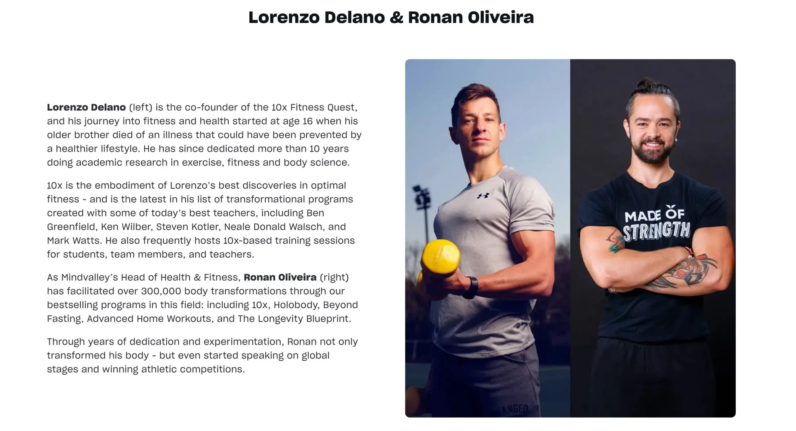 Lorenzo Delano & Ronan Oliveira