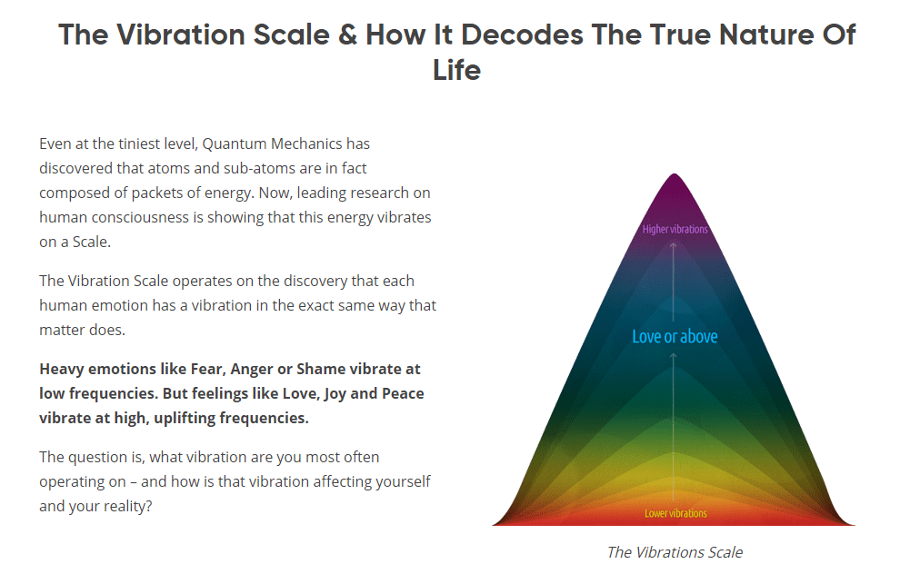 Love or Above Vibration Scale