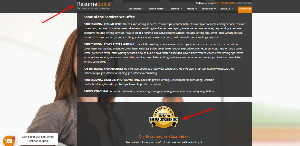 ResumeSpice Service Guarantee