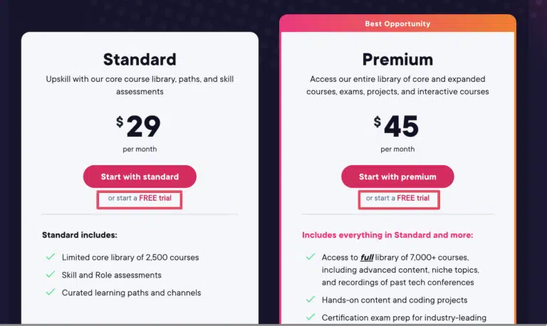 Pluralsight Pricing 