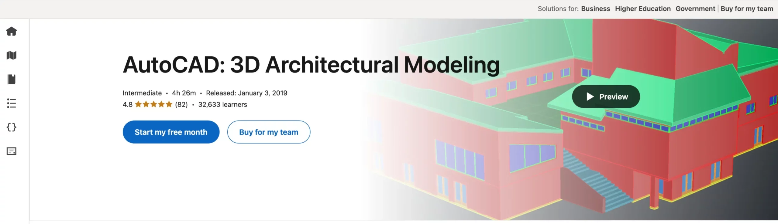 AutoCAD: 3D Architectural Modeling