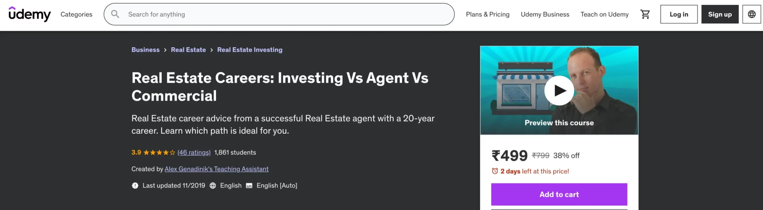 Real Estate Careers: Investing Vs Agent Vs Commercial By Udemy 