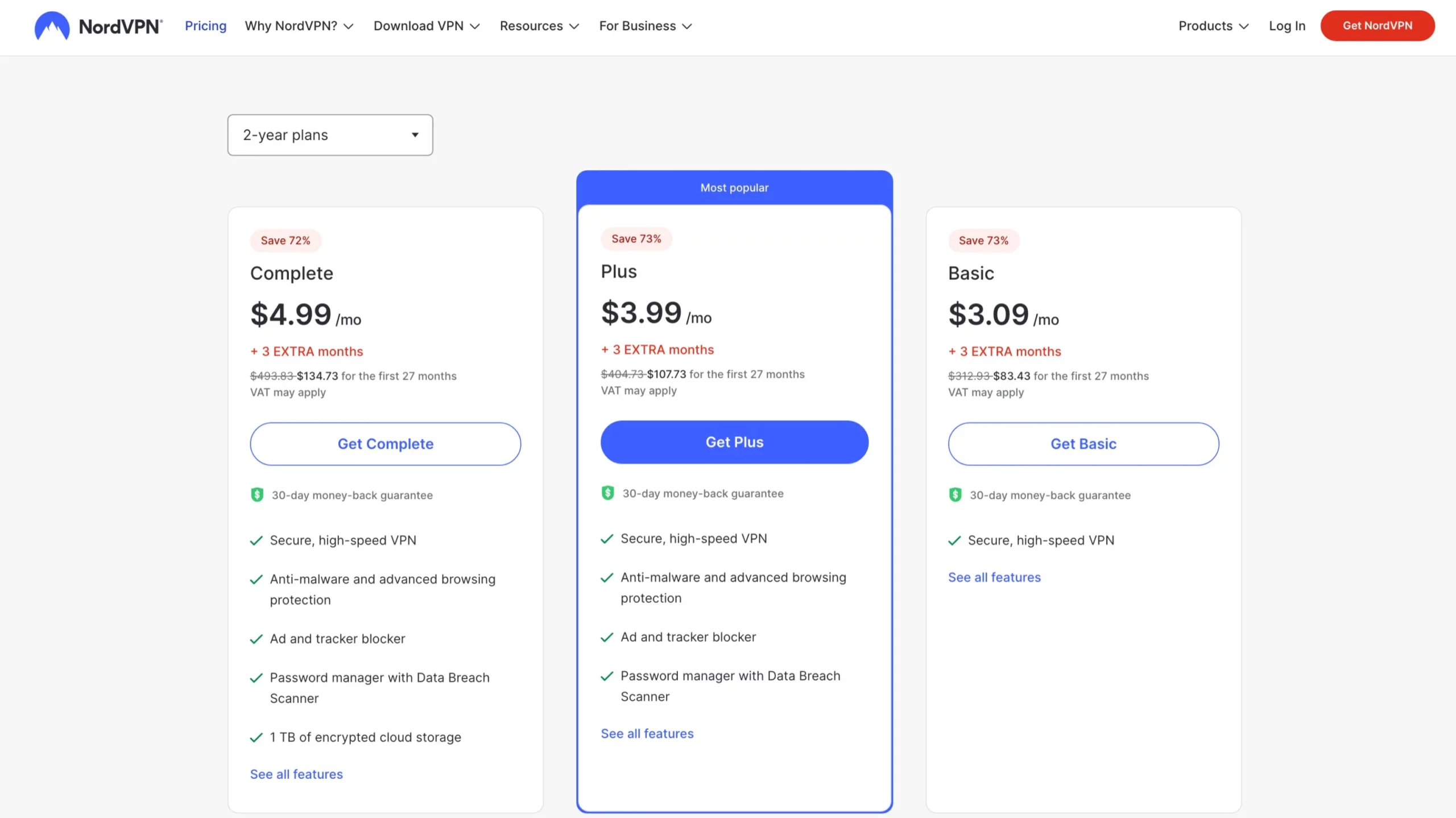 NordVPN Pricing