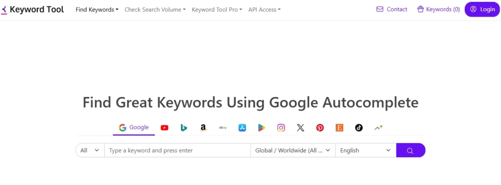 Keywordtool.io