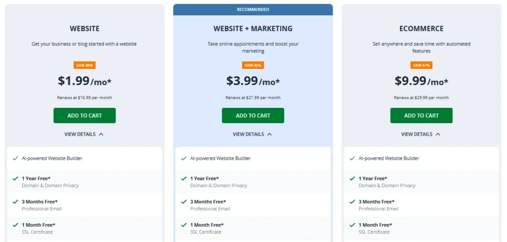 Web.com-pricing