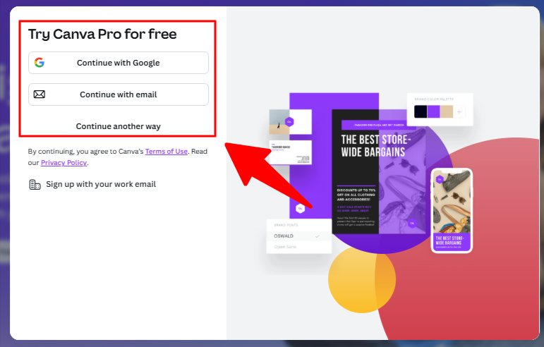 Create Your Canva Account
