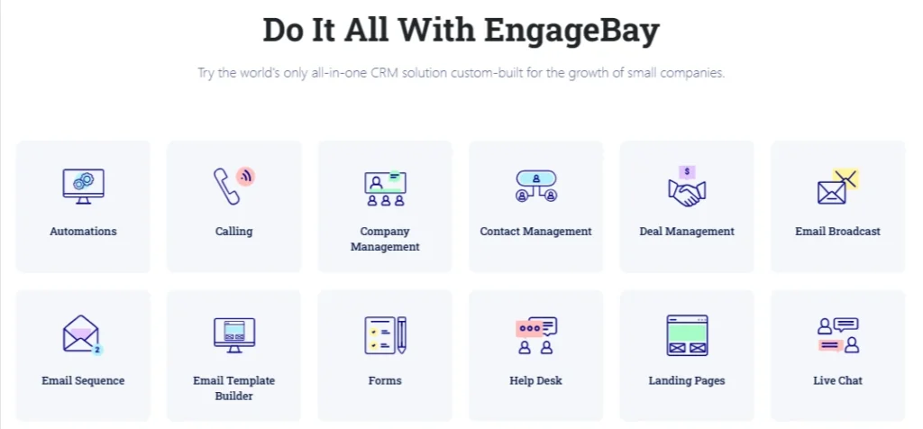 Engagebay-features