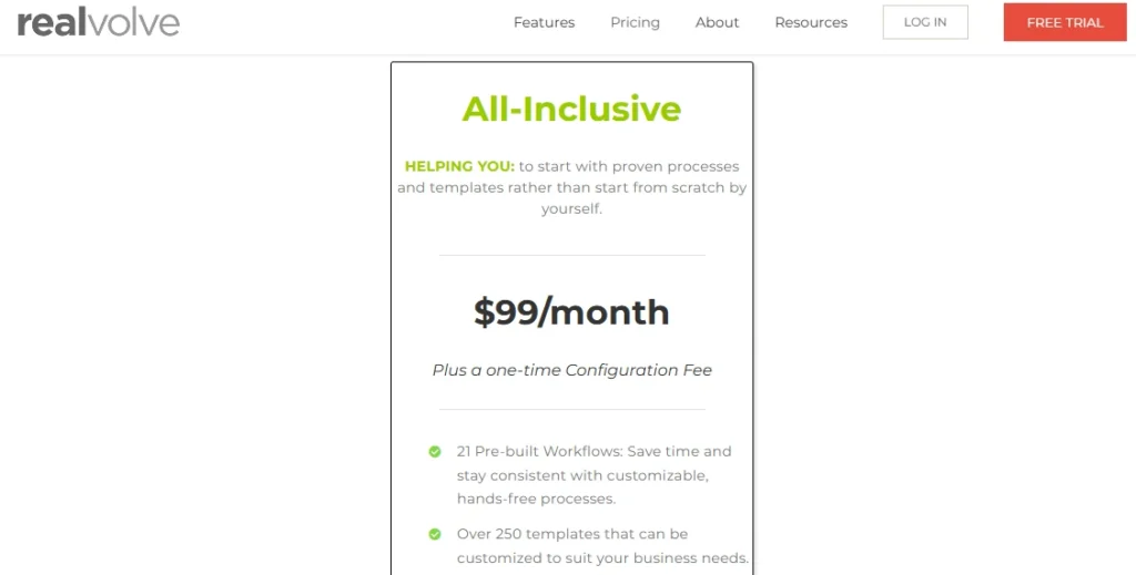 Realvolve-CRM-pricing