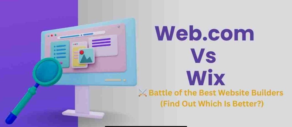 Web.com Vs Wix