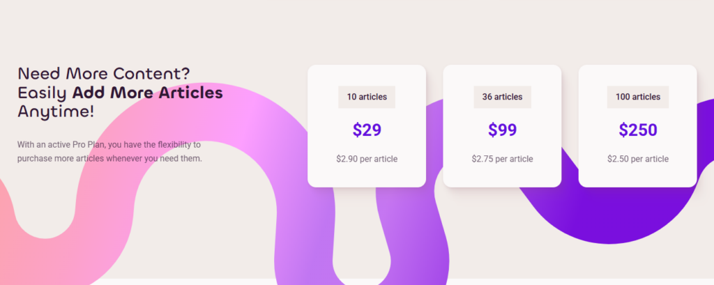 Copymate Article Add-on Packages
