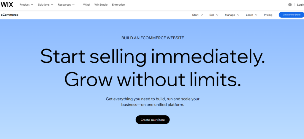 Wix eCommerce