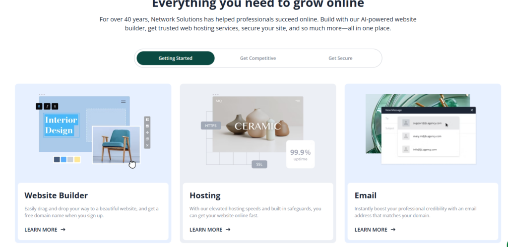 Ease of Use: Web.com vs Wix