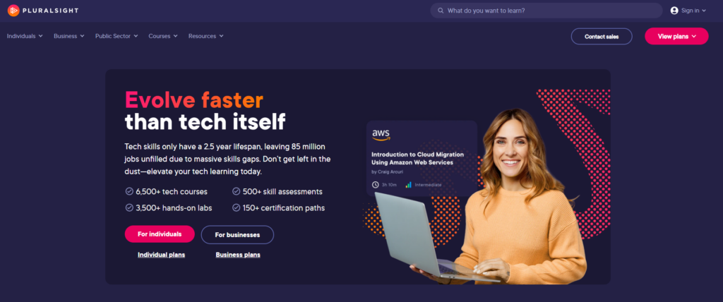 Pluralsight UI