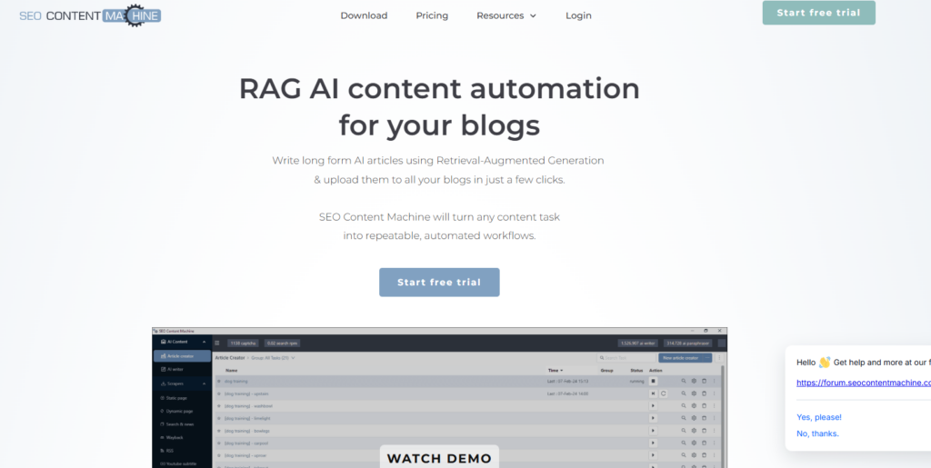 SEO Content Machine