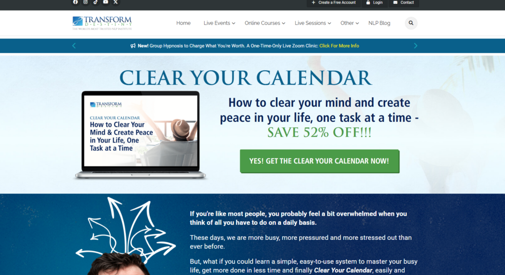 Clear Your Calenda course
