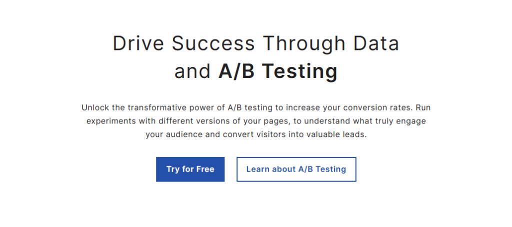  Landingi Review- A/B Testing
