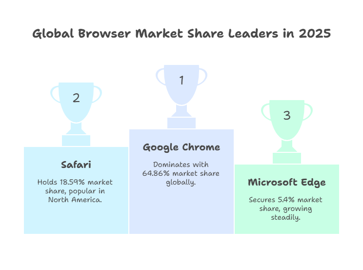 Google Chrome's Global Market Share