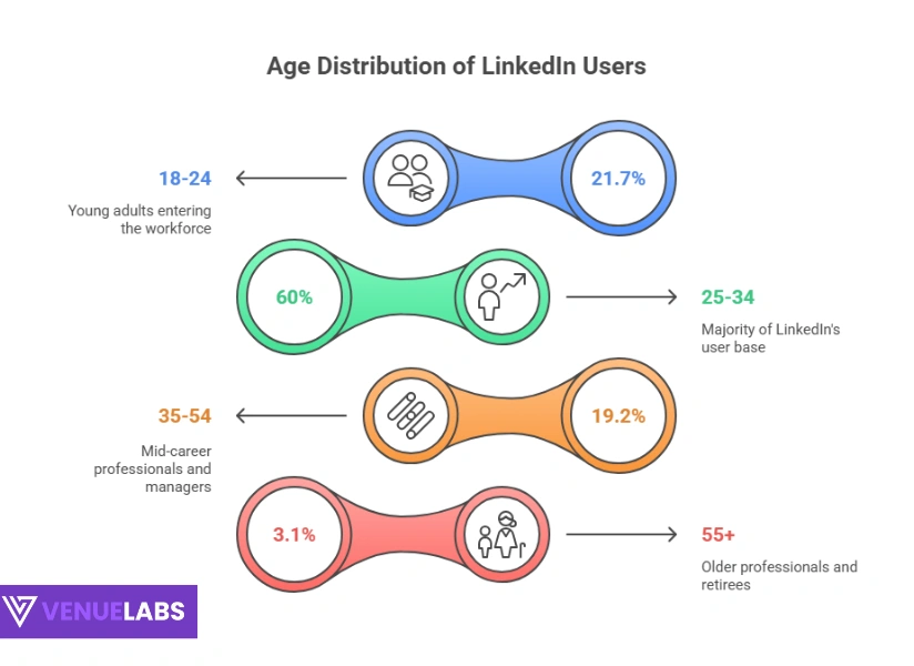 LinkedIn Users: Gender and Age Demographics