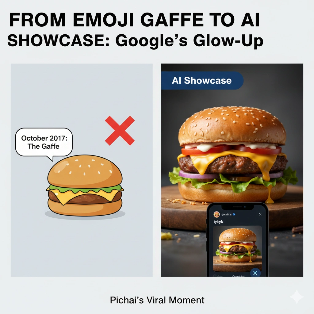 Google Burger Emoji Fix