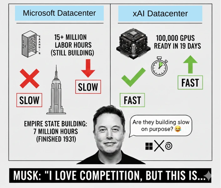 Elon Musk Roasts Microsoft