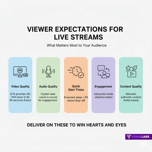 Viewer Expectations for Live Streaming