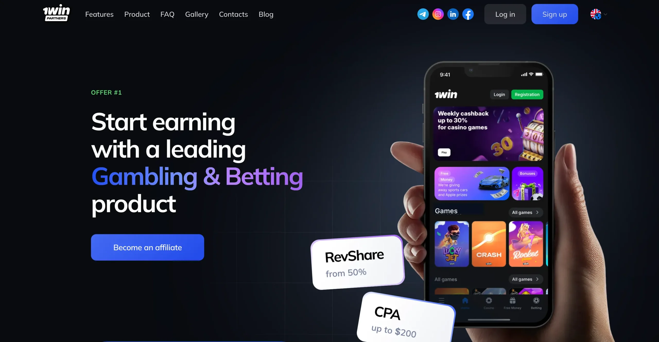 1Win Affiliate Program Review