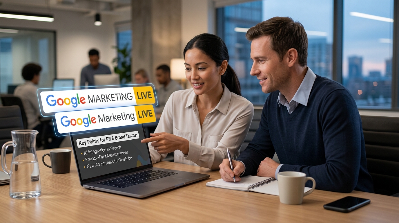 Google Marketing Live Is Happening Today — Here Is What PR and Brand Teams Need to Watch