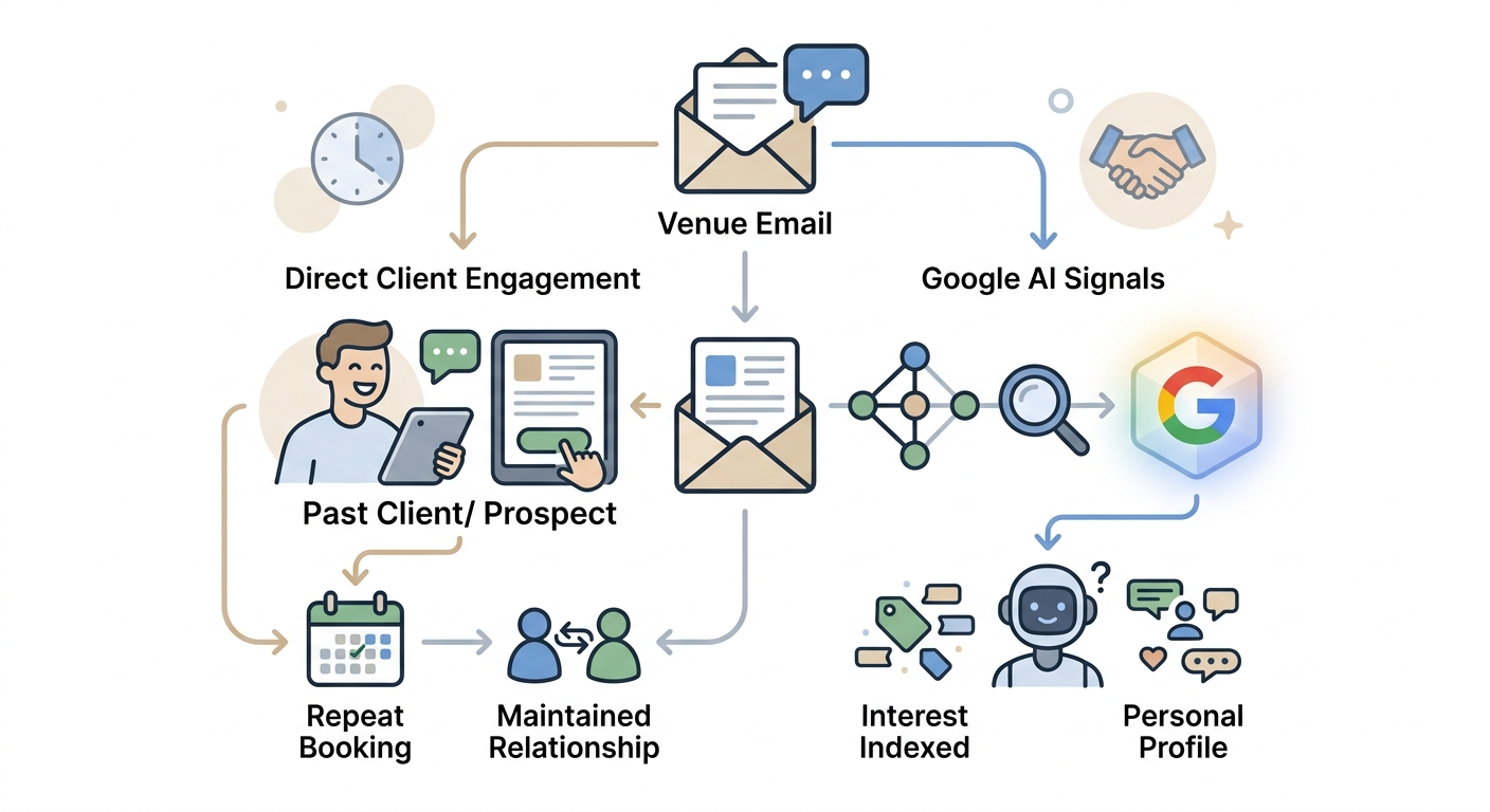 The Direct Implication for Venue Email Communication