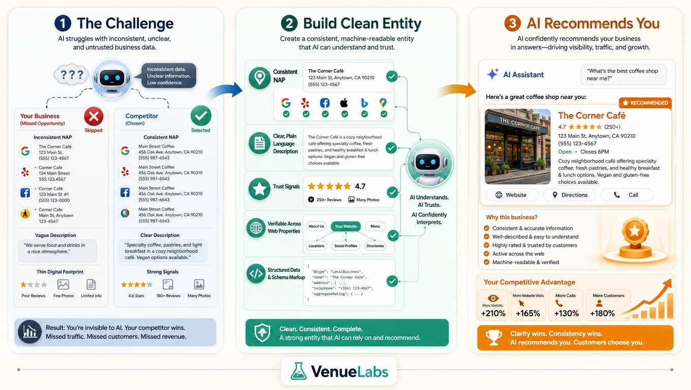 Machine-Readable Brand: How Local Businesses Get Surfaced in AI Answers