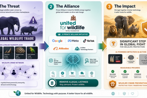 Google and Meta Join Prince William’s Campaign to Fight Illegal Wildlife Trade
