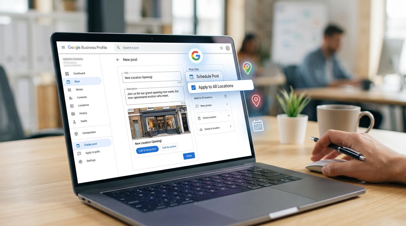 Google Business Profile Now Lets You Schedule Posts and Publish Across Multiple Locations