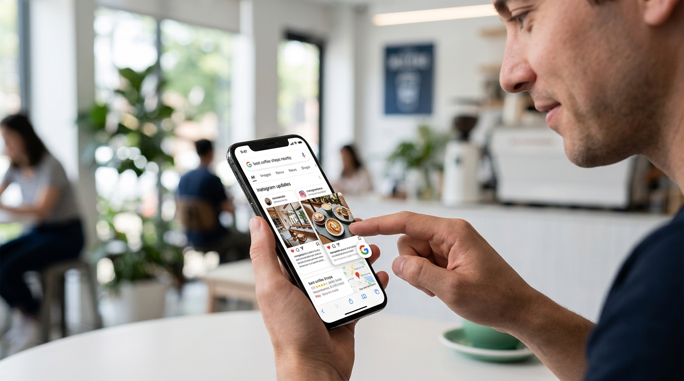 Instagram Posts Are Now Appearing in Google Search — The Biggest Local Discovery Change