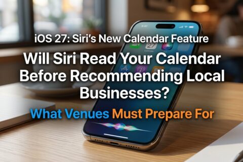 iOS 27 Siri Will Read Your Calendar Before Recommending Local Businesses — What Venues Must Prepare For