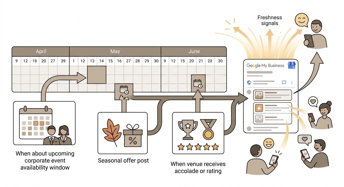 The Strategic Use of Scheduled Posts