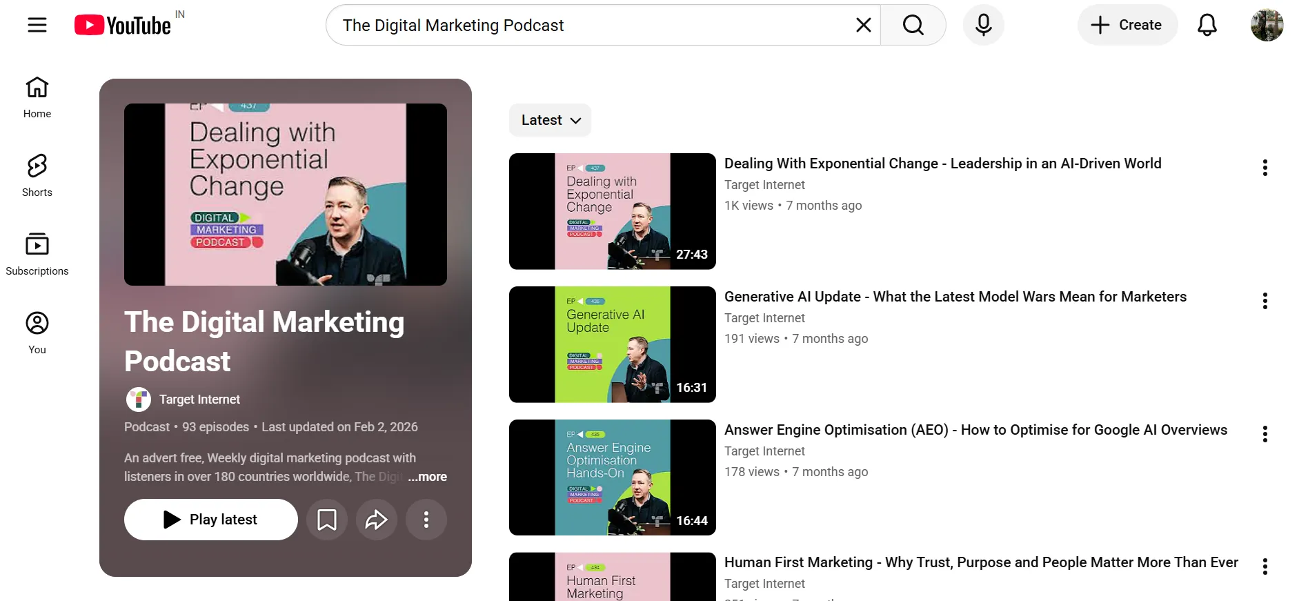 The Digital Marketing Podcast
