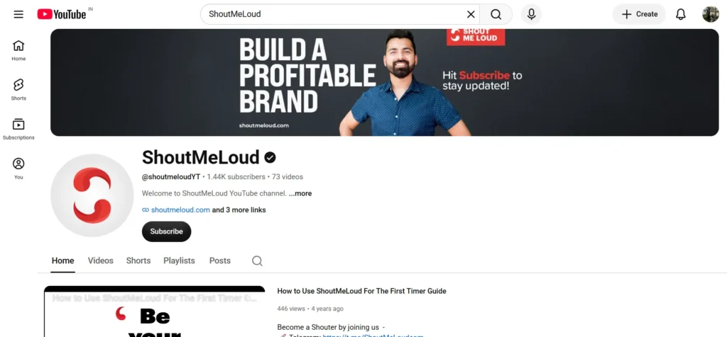 ShoutMeLoud (Harsh Agrawal)